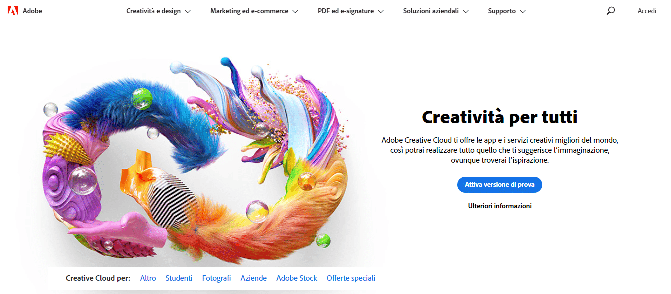 esempio adobe - archetipo del creatore