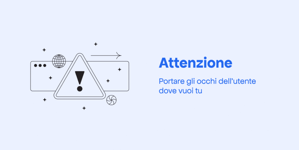 UX attenzione sito web