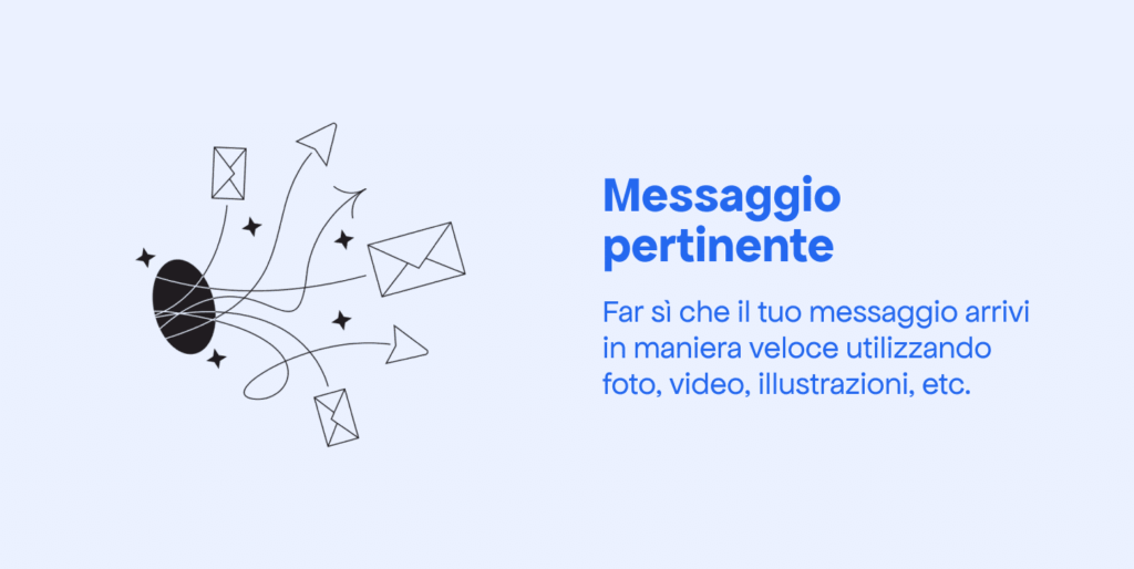 messaggio pertinente UX
